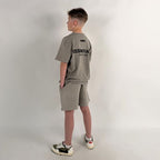 Fear of God Essentials Dark Oatmeal Summer Set Kids