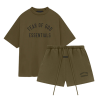 Fear of God Essentials FW24 Olive Summer Set