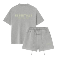 Fear of God Essentials FW25 Concrete Heather Summer Set
